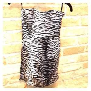 Strapless Papaya dress